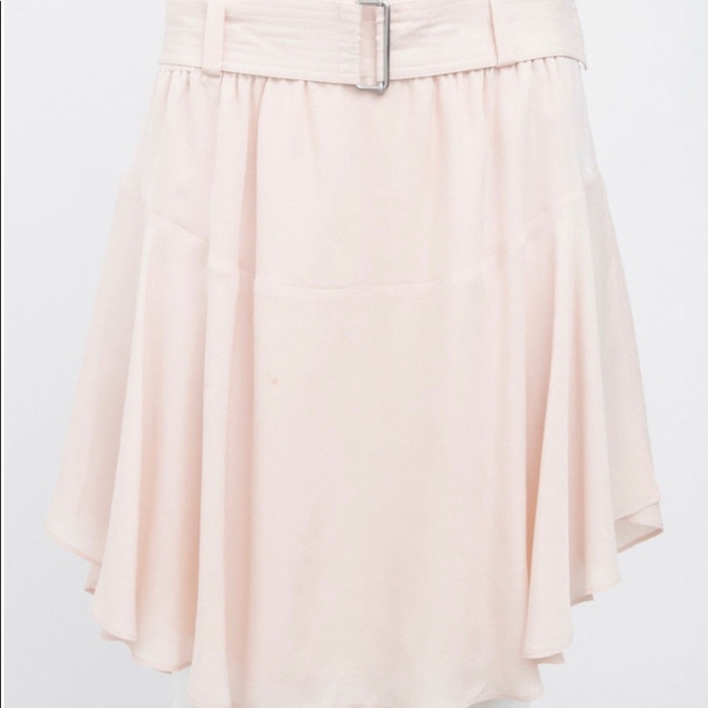 A.L.C. Asymmetrical silk skirt